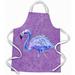 Highland Dunes Flamingo Apron, Nylon in Indigo | 27 W in | Wayfair 582530CCE5A941358DCEE4CBCCE8A84B