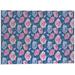 White/Blue 0.08 x 24 W in Kitchen Mat - Harriet Bee Rutha Boho Dance Kitchen Mat Synthetics | 0.08 H x 24 W in | Wayfair