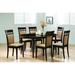 Red Barrel Studio® Scout 7 Piece Extendable Dining Set Wood/Upholstered in Brown | 30 H in | Wayfair B0BA8FCD80434F16B4E645FC12555206