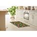 White 36 W in Kitchen Mat - Bungalow Rose Orange/Brown/Green Area Rug Synthetics | Wayfair FBC5A1064BF24726B877C946724CE900