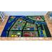 72 x 0.25 in Area Rug - Kid Carpet Total Transportation Play Town Area Rug | 72 W x 0.25 D in | Wayfair FE744-34A