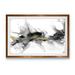 Ebern Designs 'Golden Precipice I' by Paul Cezanne - Picture Frame Painting Print Paper, Solid Wood in Black/Gray | 16 H x 22 W x 1 D in | Wayfair