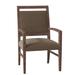 Fairfield Chair Preston King Louis Back Arm Chair Wood/Upholstered in Brown | 38 H x 23.5 W x 23.5 D in | Wayfair 8700-04_ 8789 90_ Tobacco