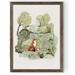 August Grove® 'Fox Glen I' by Paul Cezanne - Picture Frame Painting Print Canvas, Solid Wood in Green | 30 H x 22 W x 1.25 D in | Wayfair