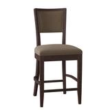 Fairfield Chair Hale Bar & Counter Stool 44.0 H x 20.5 W x 22.0 D in brownWood/Upholstered in Espresso | Bar Stool (30" Seat Height) | Wayfair