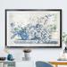 Charlton Home® 'Navy Basket of Flowers II' by Paul Cezanne - Picture Frame Painting Print Canvas in Blue | 18 H x 24 W x 1.25 D in | Wayfair