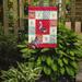 Caroline's Treasures African Goose Swedish Love 2-Sided Polyester 15 x 12 in. Garden Flag in Brown/Red | 15 H x 11.5 W in | Wayfair CK5326GF