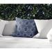 World Menagerie Northboro Cotton Indoor/Outdoor Pillow Eco-Fill/Polyester in Indigo | 16 H x 16 W x 4 D in | Wayfair