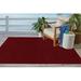 Red Rectangle 6' x 7' Area Rug - Latitude Run® Runner Floral Braided Indoor/Outdoor Area Rug Polypropylene | Wayfair