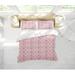 Creasy Comforter Set By Foundry Select Polyester/Polyfill/Microfiber in Pink/Yellow | King Comforter + 2 Pillow Cases | Wayfair