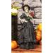 The Holiday Aisle® DOD Skeleton Lady Bride w/ Black Dress & Red Flower Resin | 12.5 H x 6 W x 5.5 D in | Wayfair 24F63F05A9F24839BD2A4C8213F6C3C4