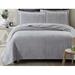 Rosdorf Park Soham 3 Piece Quilt Set in Gray | Twin | Wayfair 587AA2F519BA4A208A7AFE484D65E9B8