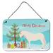 The Holiday Aisle® Cyldesdale Horse Christmas Hanging Prints Decorative Accent Metal | 8 H x 12 W x 0.03 D in | Wayfair