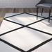 Black 84 x 0.63 in Area Rug - Ebern Designs Teresita Geometric Handmade Tufted Wool Ivory/Area Rug Wool | 84 W x 0.63 D in | Wayfair