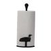 Loon Peak® Loon Freestanding Paper Towel Holder Metal in Black | 14 H x 6 W x 6 D in | Wayfair F325C75E4D6E49619B2774FCF700EE84