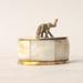 World Menagerie Saluda Elephant Votive Metal in Gray | 1.75 H x 1 W x 1 D in | Wayfair 341DB79061B54BBE95B889ED504EEB26