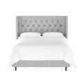 Birch Lane™ Mai Tufted Standard Bed Polyester/Metal | 55 H x 44 W x 80 D in | Wayfair E696FA3C066D48B5AF45F7E7340F355B