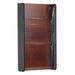 Wooden Mallet 2 Pocket Wall Display Wood/Plastic/Acrylic in Black | 19 H x 11 W x 3 D in | Wayfair AC19-2BK