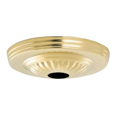 Satco 70193 - Ribbed Canopy Kit Antique Brass Finish (Ribbed Canopy Kit Antique Brass Finish S70-193)