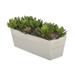 Gracie Oaks 4" Artificial Succulent in Pot Plastic/Metal in White | 9 H x 18 W x 9 D in | Wayfair D9F46EB74A204868B6C3E5C5B9C9BE79