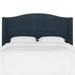 Joss & Main Andrews Upholstered Wingback Headboard Polyester in Black | 56 H x 60 W x 10 D in | Wayfair 7D3F99934D614F4AA6EF8FEA3005175A