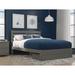 Harriet Bee Jaqson Storage Platform Bed Wood in Gray | 41.375 H x 62.12 W x 81.5 D in | Wayfair E9BDA549B8C94EBFA867D9083D604D7B