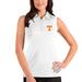 Women's Antigua White Tennessee Volunteers Tribute Sleeveless Polo