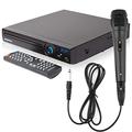 Grouptronics GTDVD-181 Compact Multi Region DVD Player With Karaoke Mic - Karaoke Player with USB, HDMI, Scart & Easy Setup