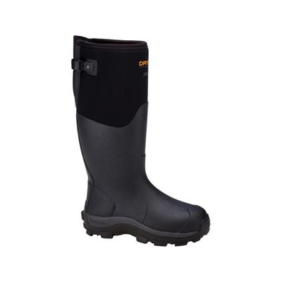 Dryshod Haymaker Gusset Hard-Working Farm Boot - Men's Black/Orange 14 HAYG-MH-BK-014