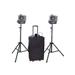 AmpliVox Deluxe Wireless Powered Speaker Half-Mile Hailer Kit Black SW642