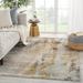 Brown/Gray 96 x 0.67 in Area Rug - Williston Forge Bixby Abstract Handmade Tufted Gray/Brown Area Rug Viscose/Wool | 96 W x 0.67 D in | Wayfair