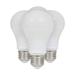 Satco 08489 - 12.5A19/LED/40K/ND/120V/4PK S8489 A19 A Line Pear LED Light Bulb