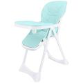 Baby High Chair Green Baby High Chair Multifunction Baby High Chair for Outdoor Dining for Children Folding Table and Baby High Chair for Household with Double Tray