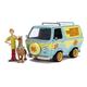 Jada Toys 253255024 Scooby Doo Mystery Machine – 1:24, Modellauto als Zinkdruckguss, mit Scooby Doo und Shaggy Rogers Figur, öffnende Türen, Freilauf