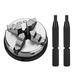 wosume Mandrin de tour, 1pc 4 mâchoires K02-63/M14 Pièces de mandrin de tour de métal manuel à centrage automatique pour le travail du bois