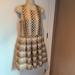 Anthropologie Dresses | Anthropologie Hunter Dixon Metallic Gold Dress | Color: Brown/Gold | Size: 8