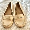 Coach Shoes | Coach Driving Loafer Club Shoes | Color: Cream/Tan | Size: 7