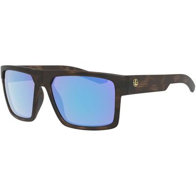 Leupold Becnara Sunglasses Matte Tortoise Frame Square Blue Mirror Lens Polarized Regular-Wide 179632