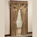 Versailles Tailored Curtain Panel, 52 x 84, Chocolate
