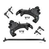 2000-2004 Nissan Xterra Front Control Arm Tie Rod and Center Link Kit - TRQ PSA59883