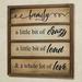 A Little Bit of Family Wall Plaque Natural , Natural