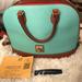 Dooney & Bourke Bags | Beautiful Dooney & Bourke Teal & Red Bag | Color: Green/Red | Size: Os
