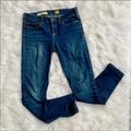 Anthropologie Jeans | Anthro Pilcro & Letterpress Skinny Jeans | Color: Blue/Cream | Size: 26