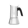 Bialetti New Venus Italian Coffee Maker (Induction), Stainless Steel, Silver