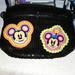 Disney Bags | Authentic Disney Parks Sequin Mickey & Minnie Bag | Color: Black/Pink | Size: Os