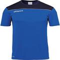 uhlsport Kempa Herren Offense 23 T-Shirt, azurblau/Marine/Weiß, L