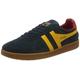 Gola Men's Hurricane Suede Sneaker, Navy/Sun/Deep Red/Gum, 10 UK