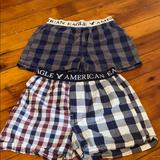 American Eagle Outfitters Underwear & Socks | (2) Ae Boxers!! | Color: Blue | Size: Xs