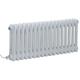 Hudson Reed - Windsor - Radiateur Électrique Style Fonte Rétro Horizontal Double Rang - Blanc - 30