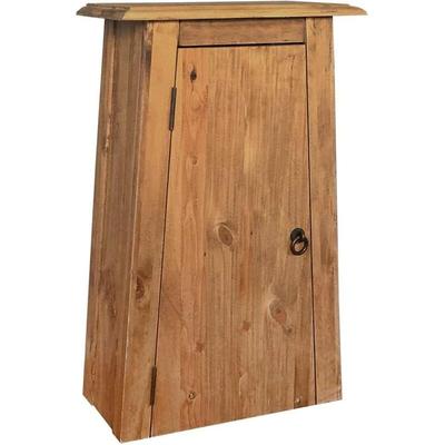 Vidaxl - Bad-Wandschrank Massivholz Kiefer 42x23x70 cm